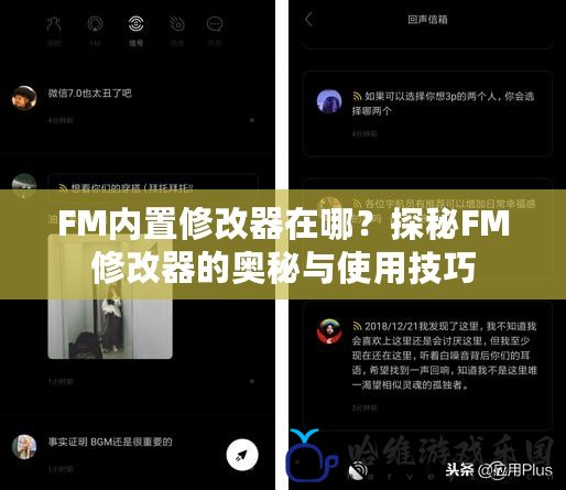 FM內置修改器在哪？探秘FM修改器的奧秘與使用技巧