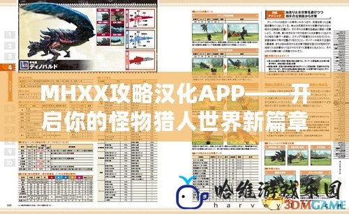 MHXX攻略漢化APP——開啟你的怪物獵人世界新篇章