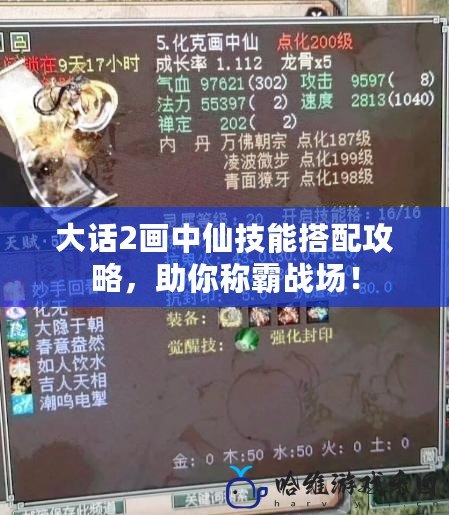 大話2畫中仙技能搭配攻略，助你稱霸戰場！