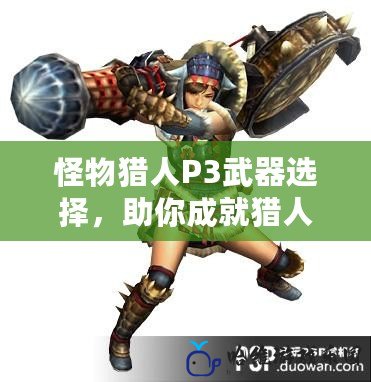 怪物獵人P3武器選擇，助你成就獵人夢