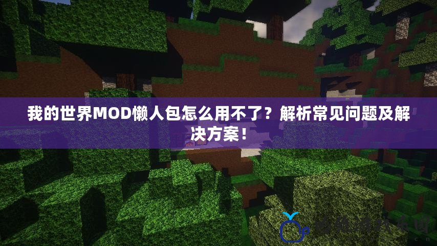 我的世界MOD懶人包怎么用不了？解析常見問題及解決方案！