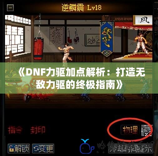 《DNF力驅加點解析：打造無敵力驅的終極指南》