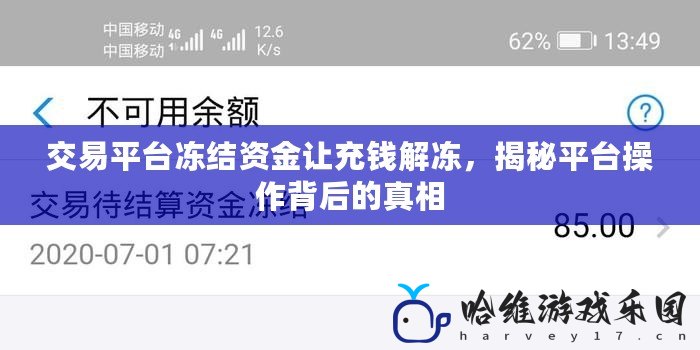 交易平臺(tái)凍結(jié)資金讓充錢解凍，揭秘平臺(tái)操作背后的真相