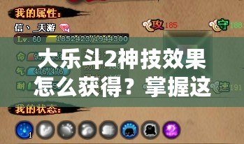 大樂斗2神技效果怎么獲得？掌握這幾大秘訣，讓你輕松成為游戲高手！