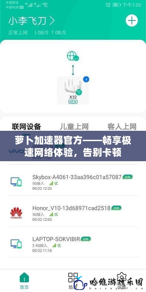 蘿卜加速器官方——暢享極速網絡體驗，告別卡頓