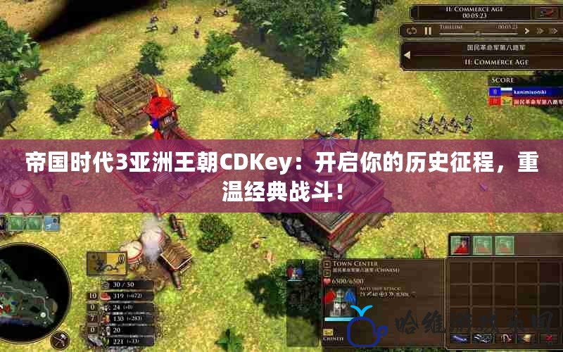 帝國時代3亞洲王朝CDKey：開啟你的歷史征程，重溫經典戰斗！