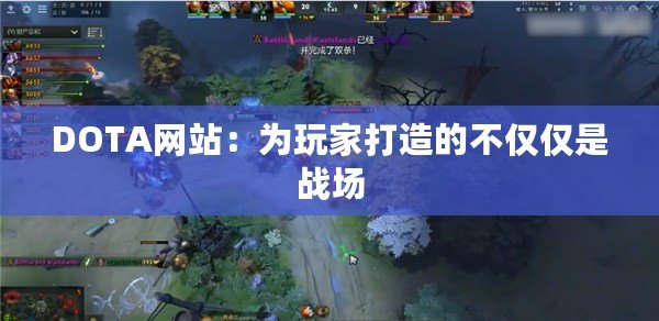 DOTA網站：為玩家打造的不僅僅是戰場