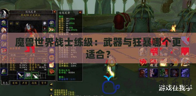 魔獸世界戰士練級：武器與狂暴哪個更適合？