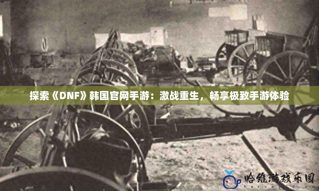 探索《DNF》韓國官網手游：激戰重生，暢享極致手游體驗