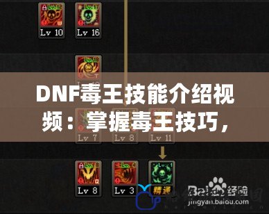 DNF毒王技能介紹視頻：掌握毒王技巧，制霸地下城！