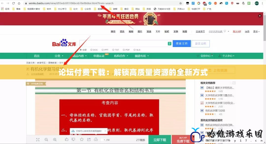論壇付費下載：解鎖高質量資源的全新方式