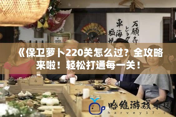 《保衛(wèi)蘿卜220關(guān)怎么過？全攻略來啦！輕松打通每一關(guān)！
