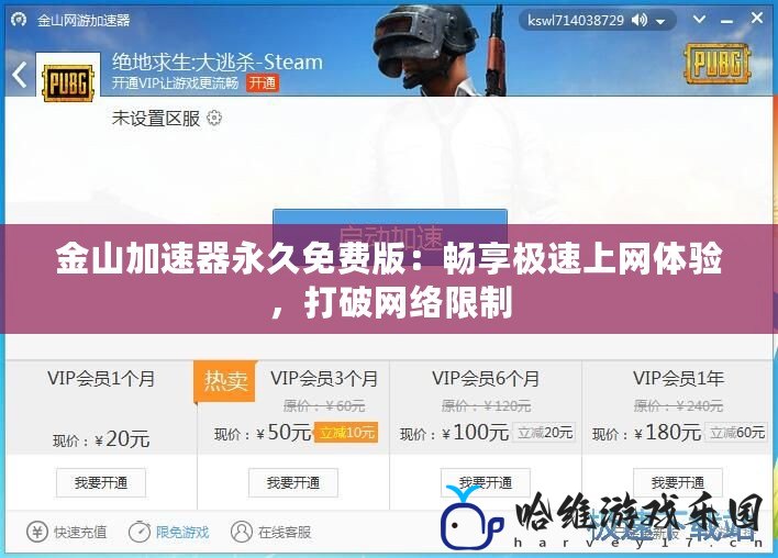 金山加速器永久免費版：暢享極速上網(wǎng)體驗，打破網(wǎng)絡限制